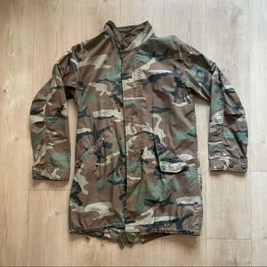 Camo parka jacket